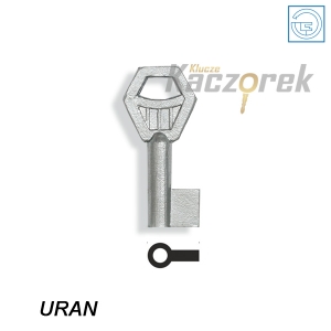 Klíč k visacím zámkům 006 - URAN